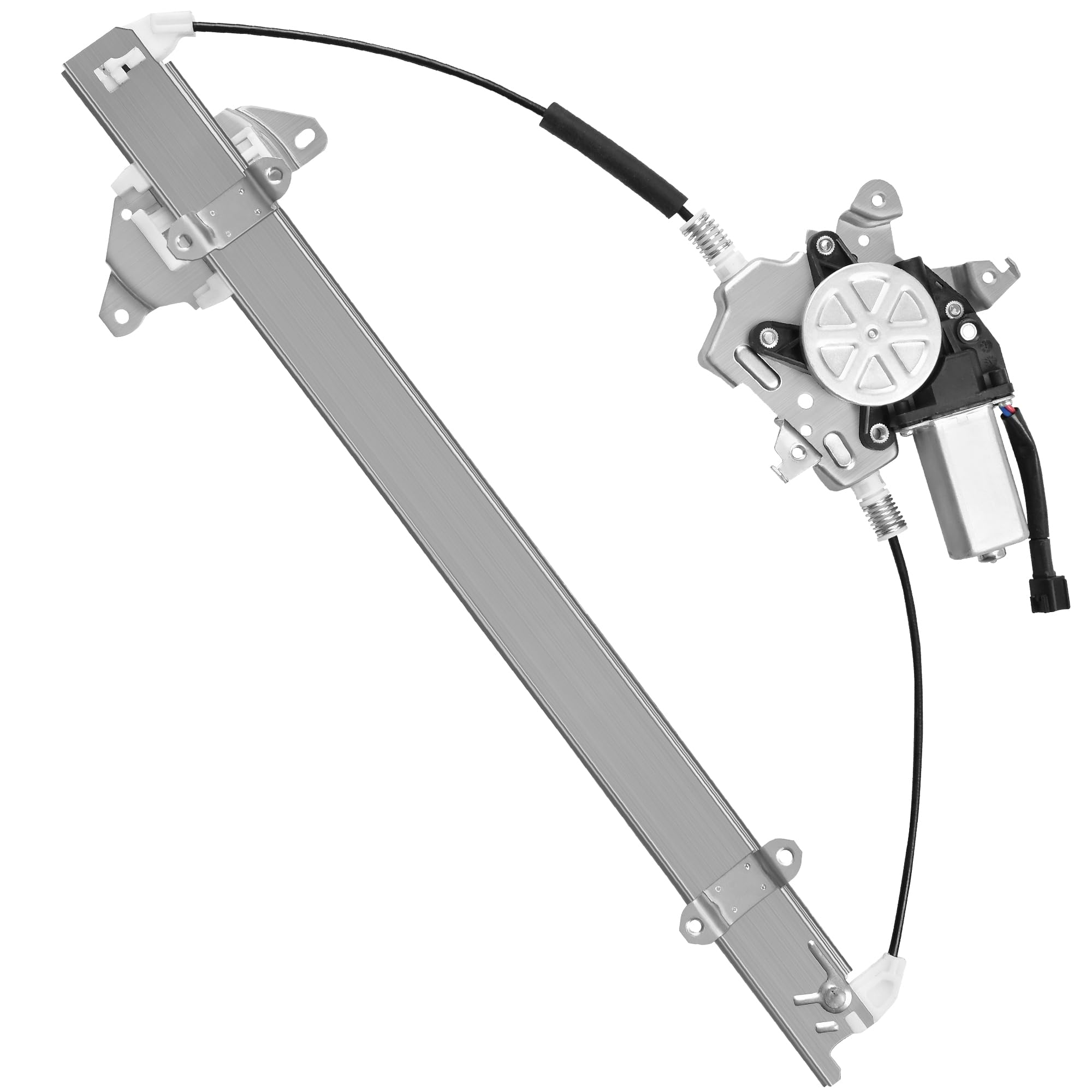 Front Passenger Side Power Window Regulator with Motor (2 Pins) Fit for 2005-2015 Nissan Frontier Xterra, 2005-2010 Pathfinder, 2009-2010 Suzuki Equator, 741-349