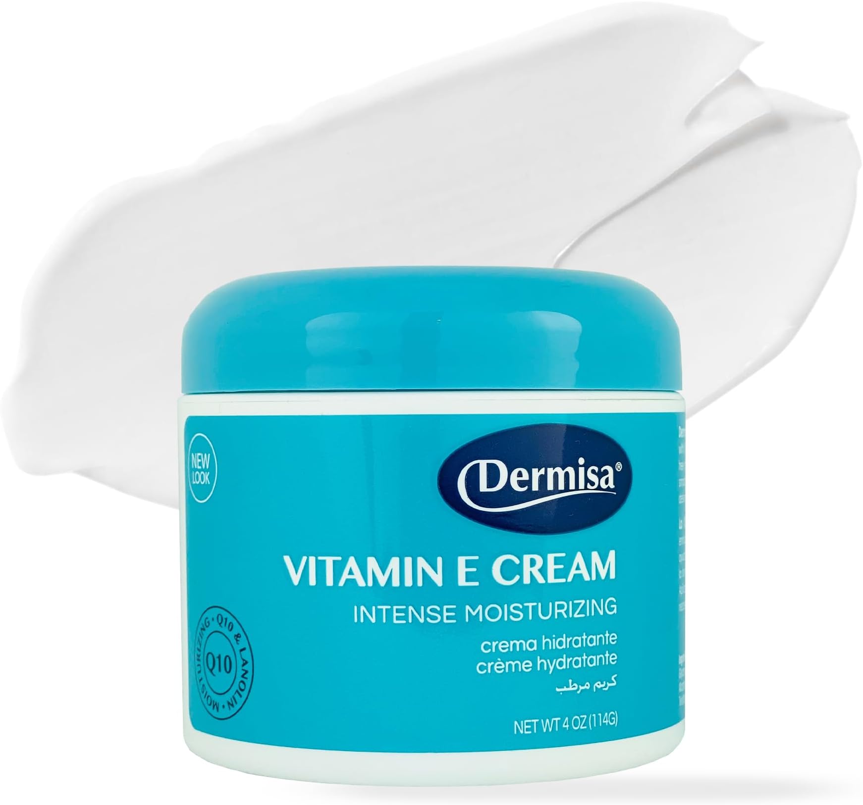 Dermisa Cream Vitamin-E with Q10 Jar 4 oz.