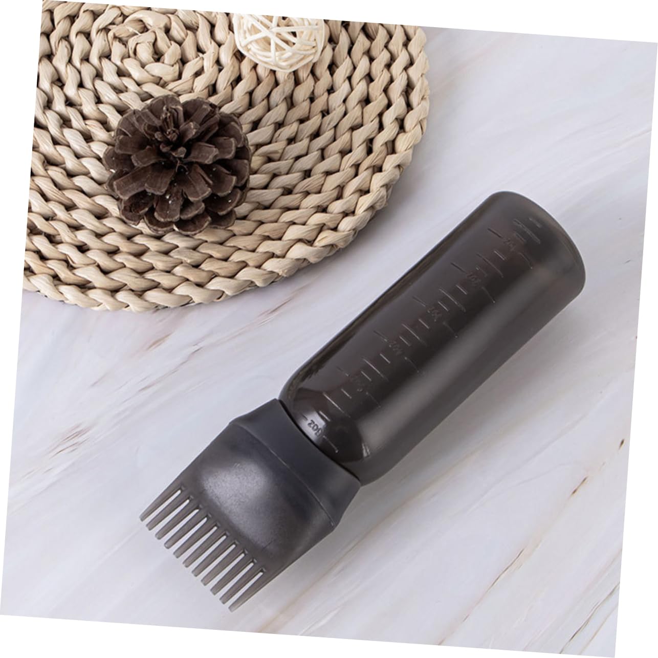 Ipetboom 3pcs Root Comb Applicator Bottle Hair Oil Applicator Bottle Hair Dye Root Coloring Toner for