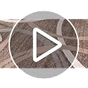 Rugshop Modern Wavy Circles Design Runner Rug 2'7" x 12' Brown