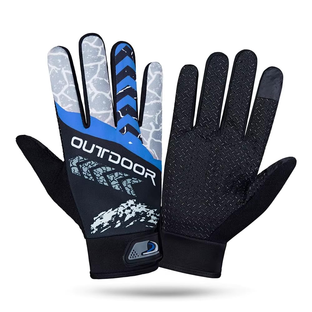 Cycling Gloves, Non-Slip, Sun Protection, Warm, High-Temperature Resistant, for Mountain Biking, Motorcycle Riding, Cricket, Tennis, Outdoor Sports-picture-32