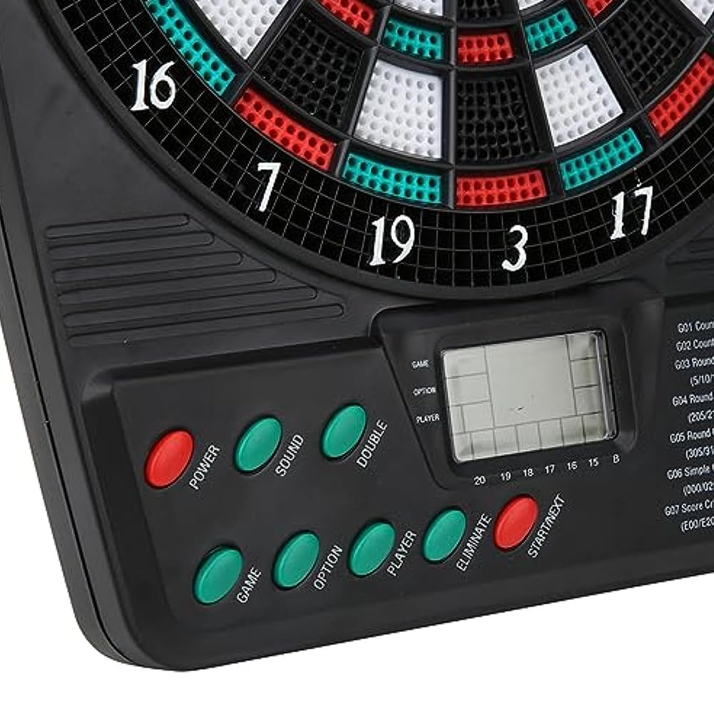 Diana Electrónica con Pantalla LCD, Puntuación Automática | Juego De Diana De Ocio Familiar Para Entretenimiento En Casa
