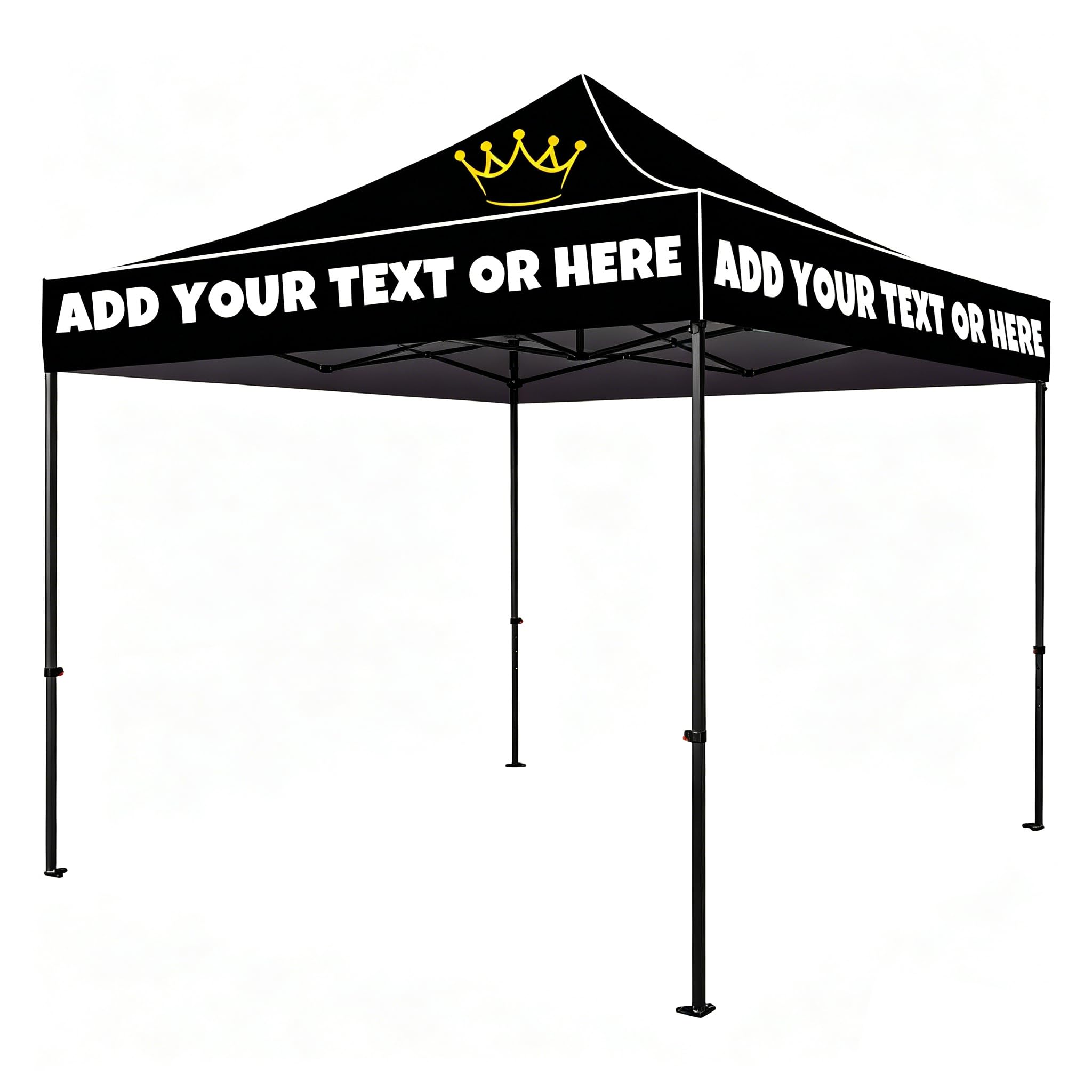 Personalisierter Pop Up Pavillon mit Logo, strapazierfähiges, wasserfestes Pop-up-Zelt für den Außenbereich mit personalisiertem Druck für Messen, Bauernmärkte, Veranstaltungsstände im Freien
