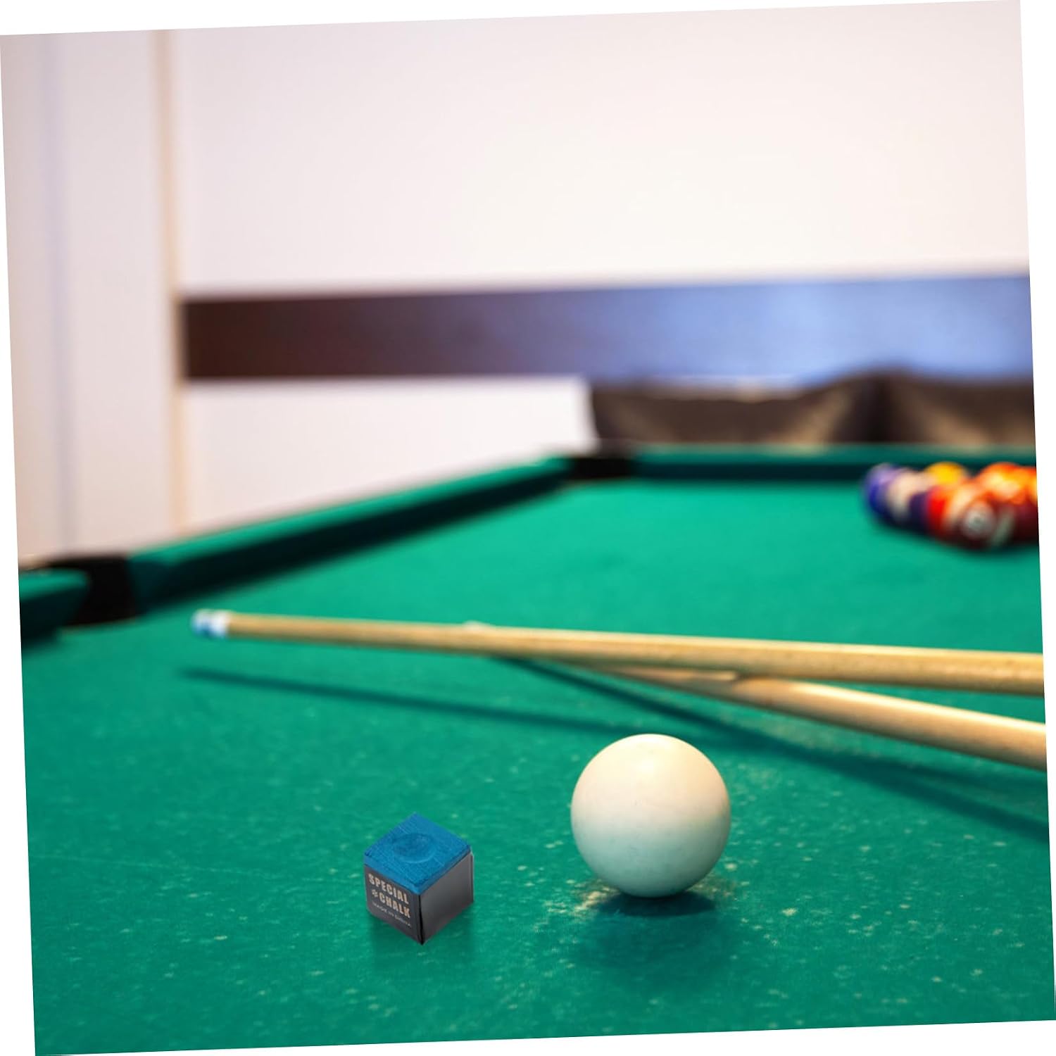 UKCOCO 12pcs Billiard Stick Wiping Chalk Cue Friction Increasing Powder Pool Table Accessories