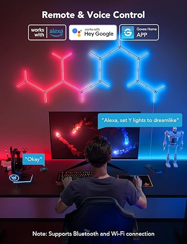 Miniatura 9 de Govee Paneles de luz hexagonales Glide Ultra Bundle Glide Y Lights