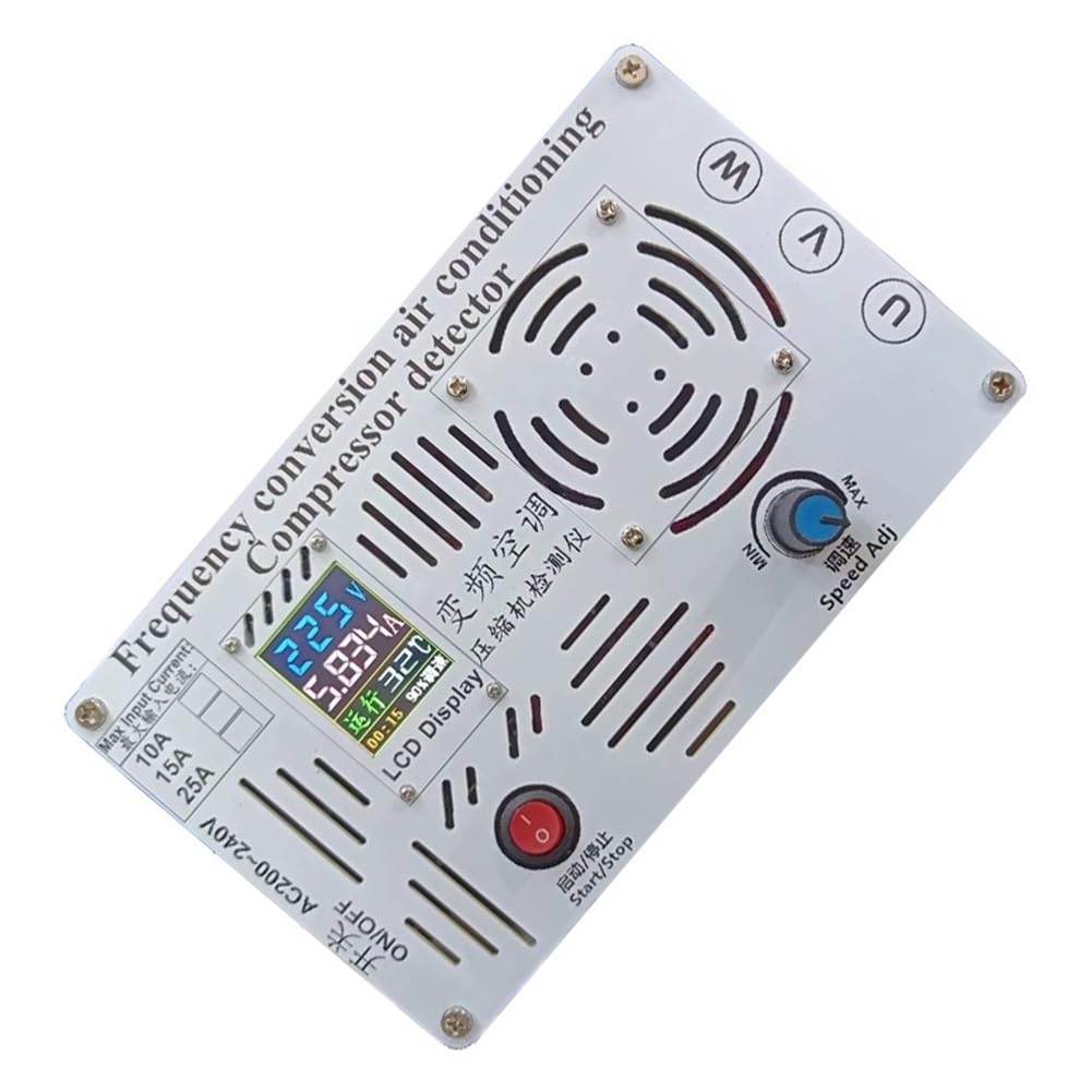 Detector de Compresor de Aire Acondicionado con Convertidor de Frecuencia, Herramienta de ReparacióN de Compresores de Aire Acondicionado Inverter de 1 una 4, Enchufe Europeo.