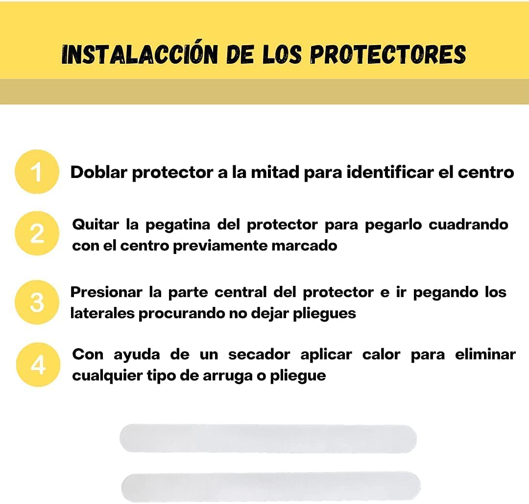 Protecteur de raquette de padel transparent - Lot de 2 unités de protection pour raquette de padel drapeau espagnol
