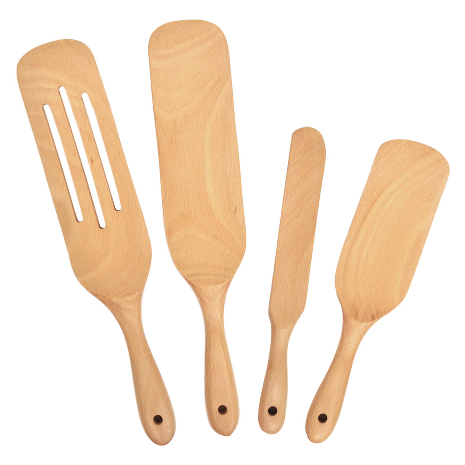 Buy Spurtles Kitchen Utensil Set, Beech Cooking tools, Wood Cookware