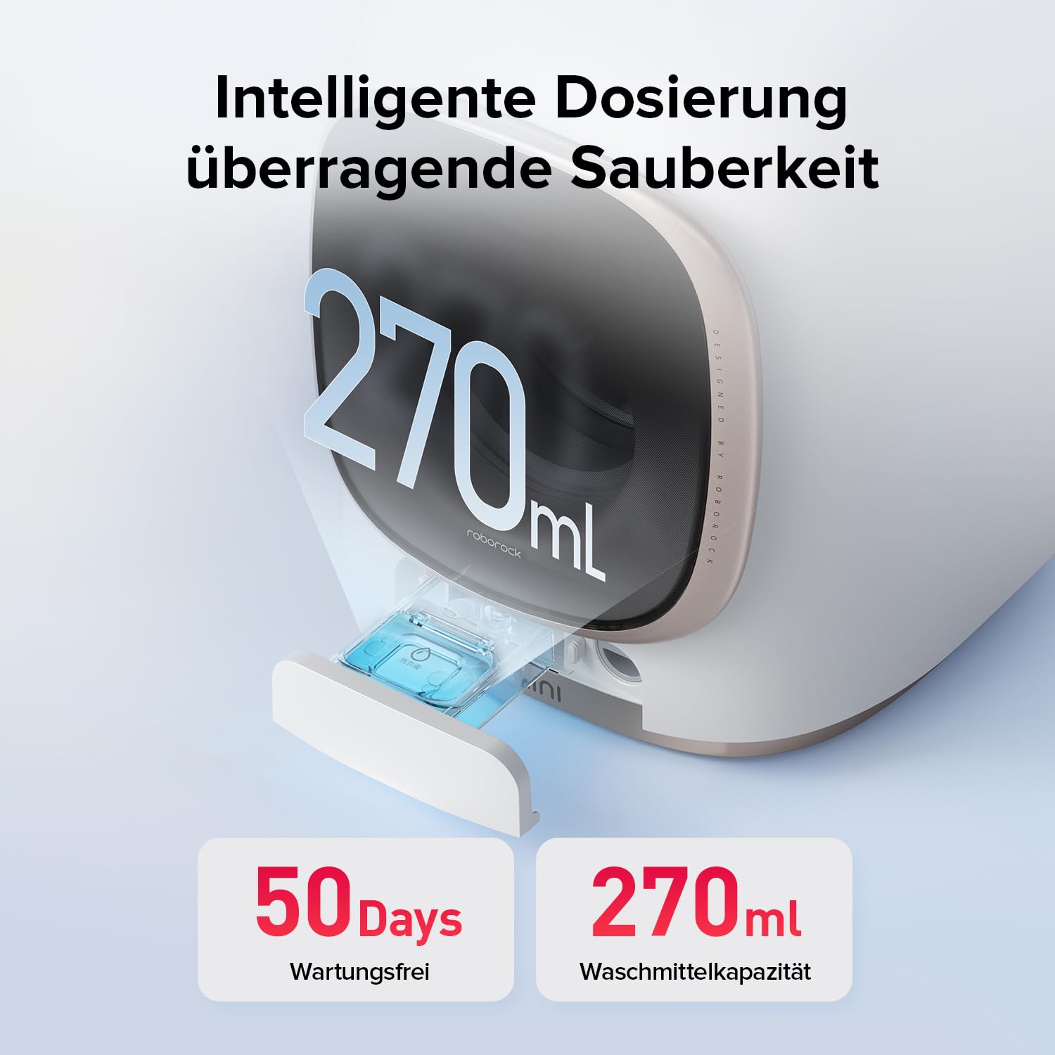 Roborock Zeo Mini Waschtrockner 1 kg Waschen 0,5 kg Trocknen Zeo-cycle Niedertemperatur-Trocknung LintClear Selbstreinigungssystem Intelligente Dosierung 20+ Programme