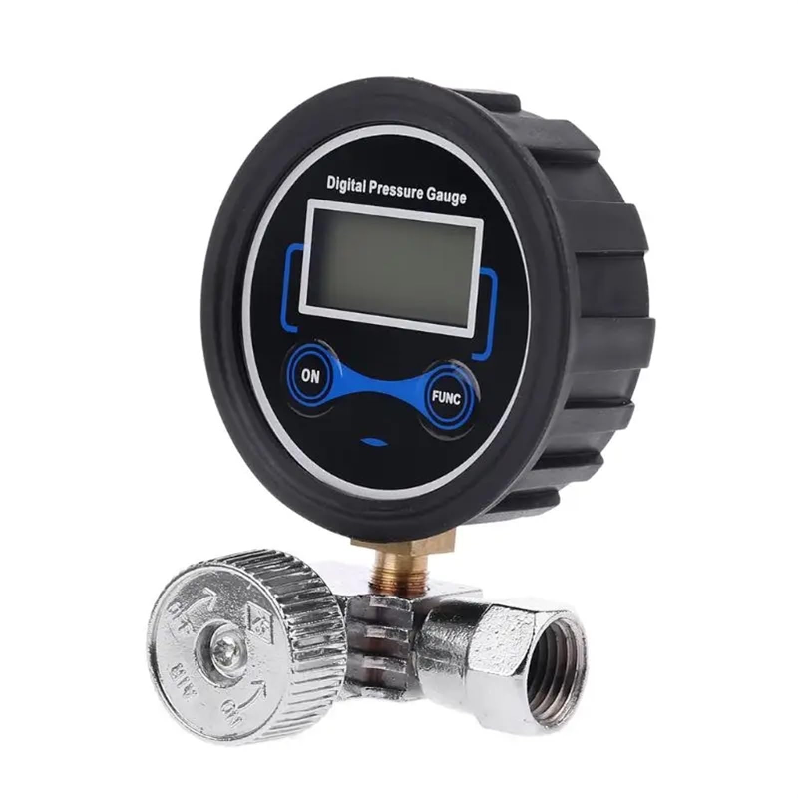 Manomètre, compresseur d'air numérique Professionnel 1/4" avec écran LCD, régulateur de Pression 200 psi, Outil de contrôle, Connexion Rapide