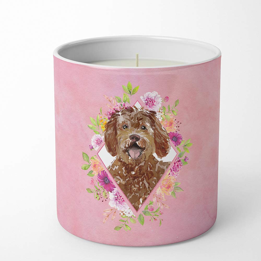 Pot décoratif de soja Labradoodle de 10 oz pour la maison