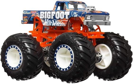 Hot Wheels Monster Trucks 8-Pack of 1:64 Scale Die-Cast Toy Trucks | Set Includes 8 Hero & Fan-Favorite Characters from Monster Trucks Live & the YouTube Kids Series, JCW76