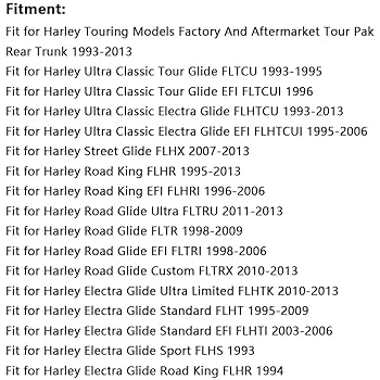 Amazon.com: KACEPAR Motorcycle Rear Trunk Lock With Key