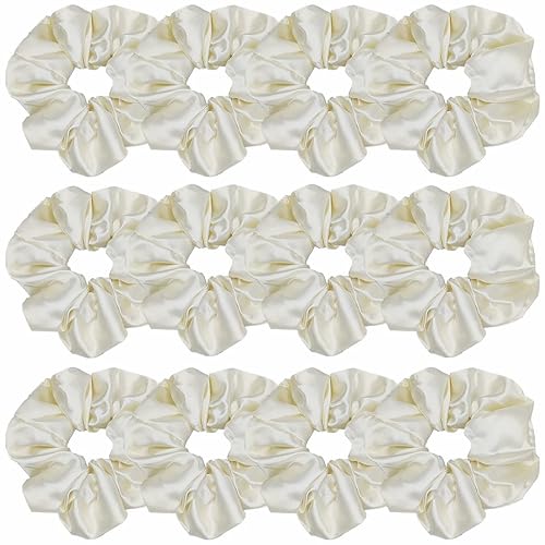 24 coleteros de seda satinada para el cabello, bandas suaves para el cabello, bandas para el cabello, cuerdas elásticas para el cabello, accesorios