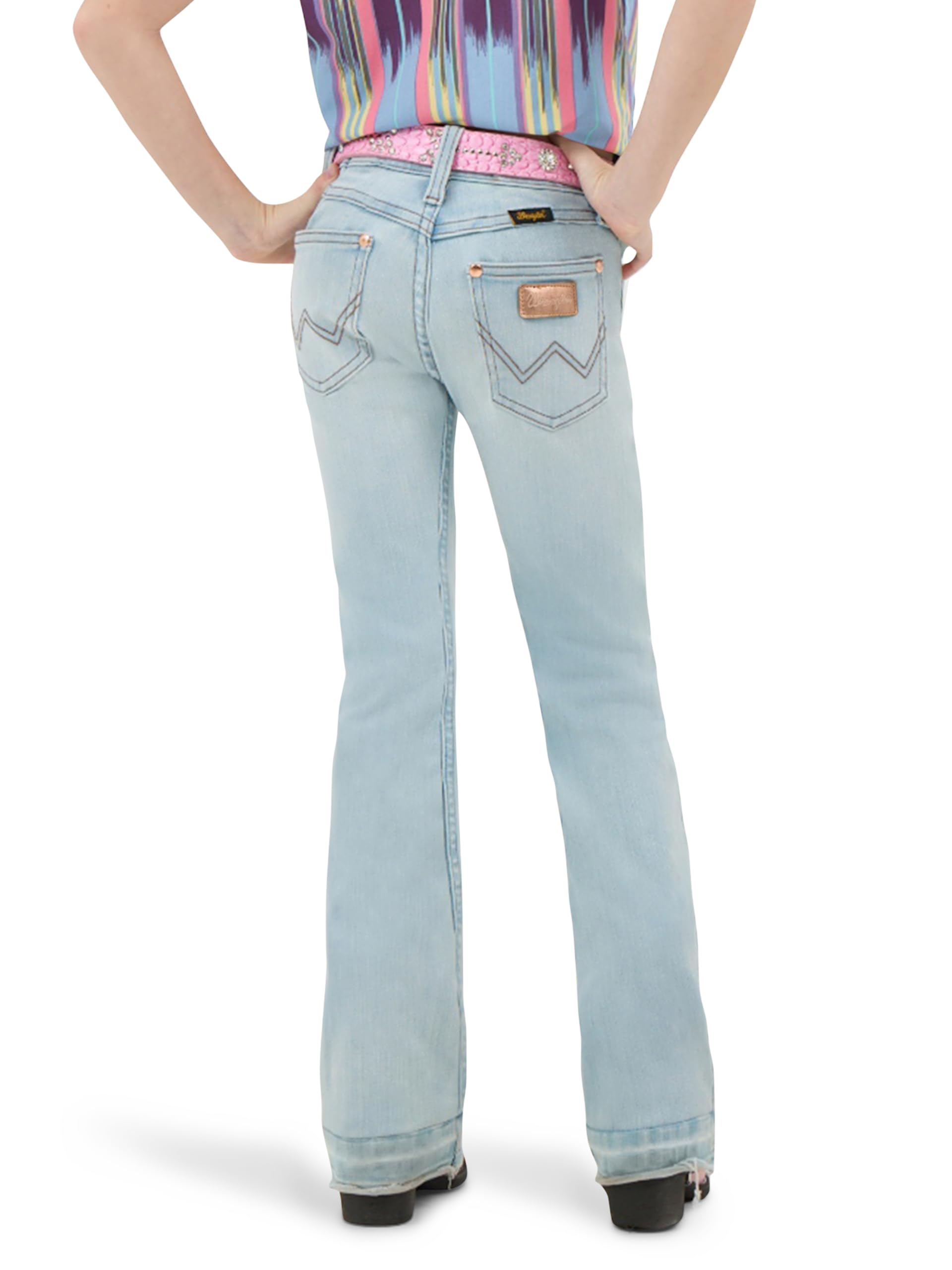 Wrangler X Lainey Wilson Boot Huggers Jeans para Niñas