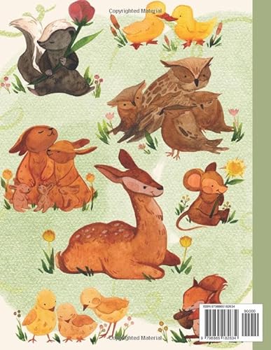 Independently Published Mountain, Mother Woodland Animal Baby’S First Abc Coloring Guest Book Activity Baby Shower Keepsake Unique Gift For New Moms thumb #1