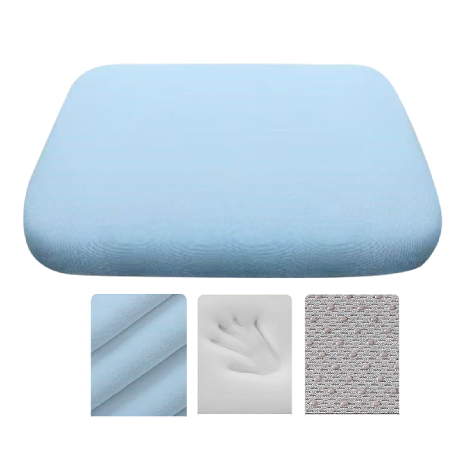 Limtula Resiliences Memory Foam Seats Cushions, Provide Softness and, Reduces Lumbar Strain for Sedentary Ergonomic Seats Pad