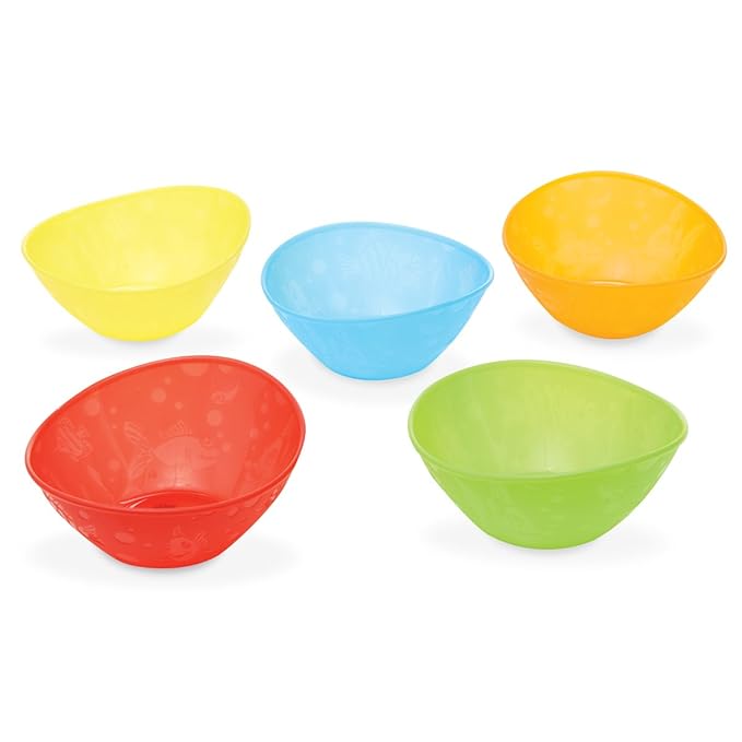 Munchkin Multi Bowls (Multicolor, Pack of 5)