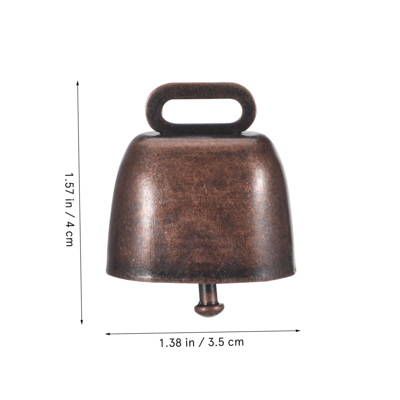 FONDOTIN Loud Vintage Bell Set 12 Pcs Metal Cattle Bells Sheep Bells Large Animal Gate Metal Bell Farm Animal Bell Metal Bells