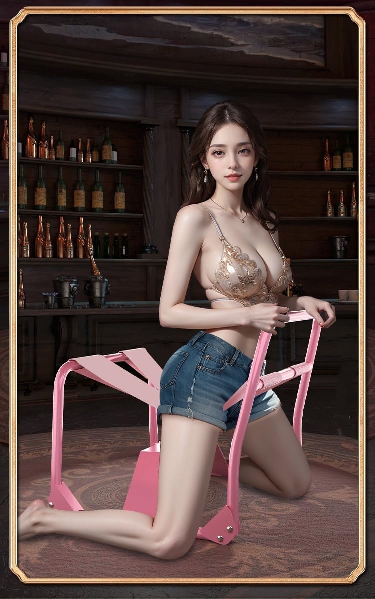 Sex Chair Position Enhancer Chair for Bedroom Bounce Stool Unlimited Position Stool with Bouncing Seat-Bondage Furniture Strong Brackets Enhancer - Adult Toy Sewaters MG-2363