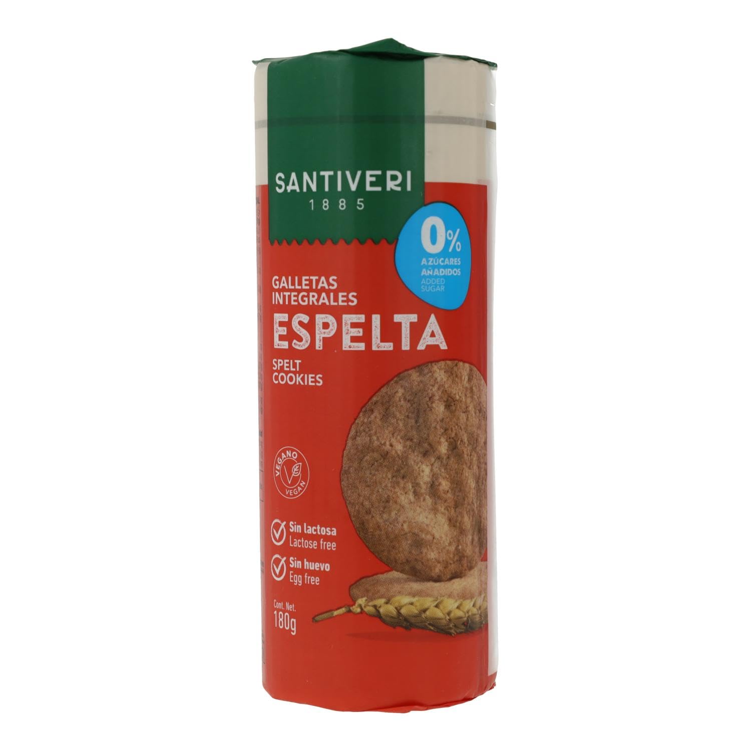SANTIVERI - Galletas Integrales Arándanos, 0% Azúcares Añadidos - Con Fibra, Sin Grasa de Palma, Alto Oleico, Sin Huevo, Sin Lactosa - Vegano - 190 g — view 7