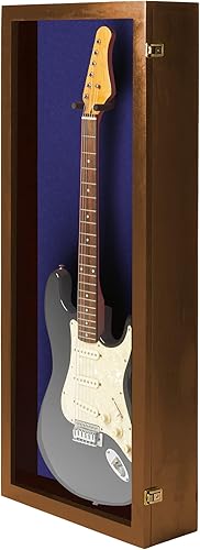 Miniatura 51 de PENNZONI Vitrina para guitarra eléctrica, estuche acrílico para guitarra eléctrica, soporte de pared, estuche de pared para guitarra hecha de marco