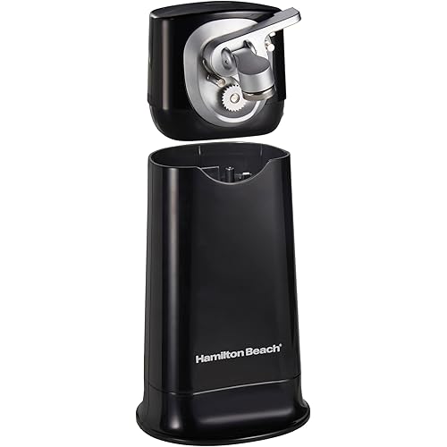 Hamilton Beach 76611 FlexCut 2-in-1 Cordless & Rechargeable Electric, Easily Standard Automatic Can Opener, Easy-Clean, With Removable Walking Cut Head