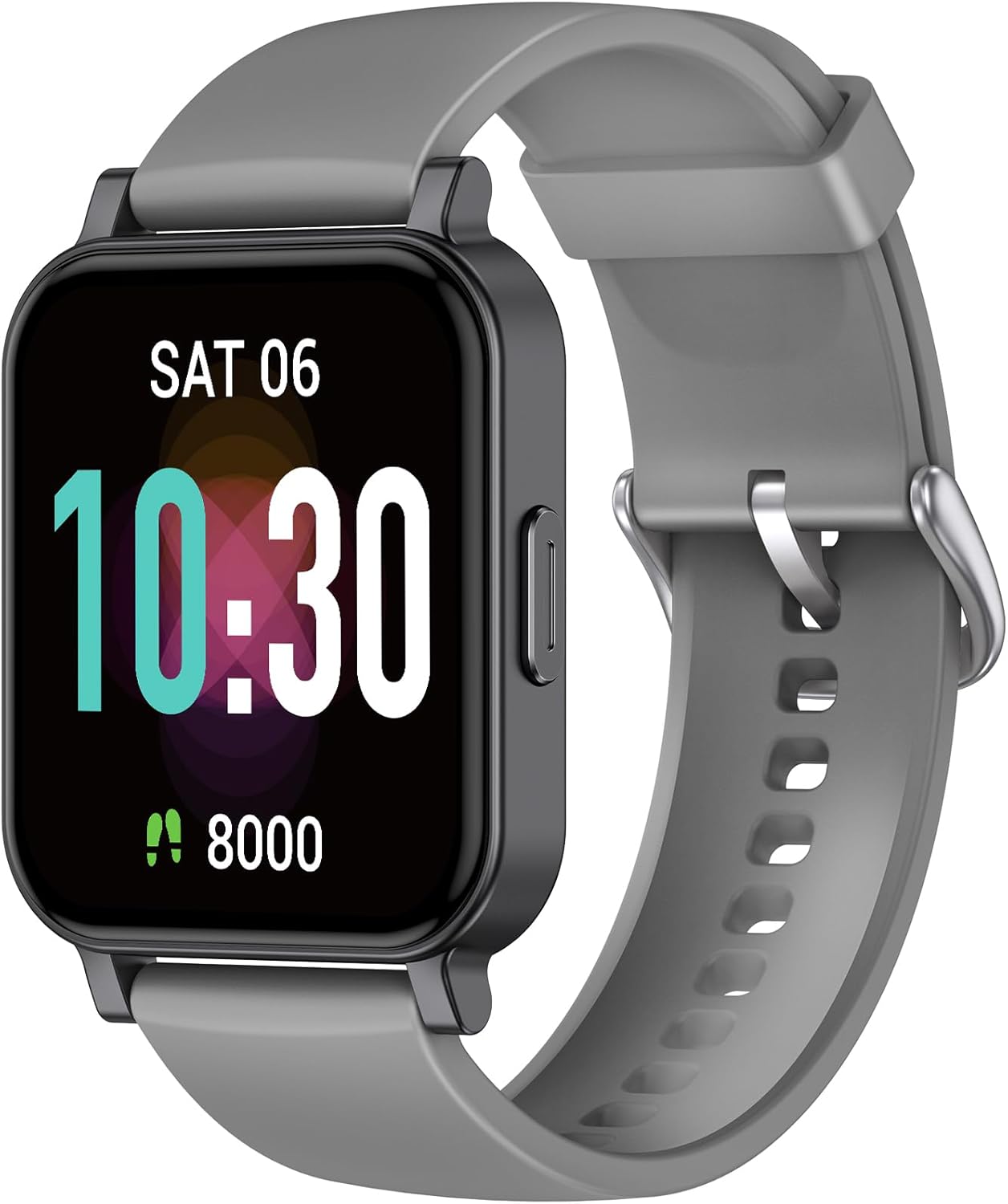 Pedometer Watch for Men Women Android & iPhone, 1.85" Retina Display with Answer/Make Calls, Smart Watch with Pedometer, Calories & Step Counter, Waterproof Heart Rate/Sleep/SpO2 Monitor