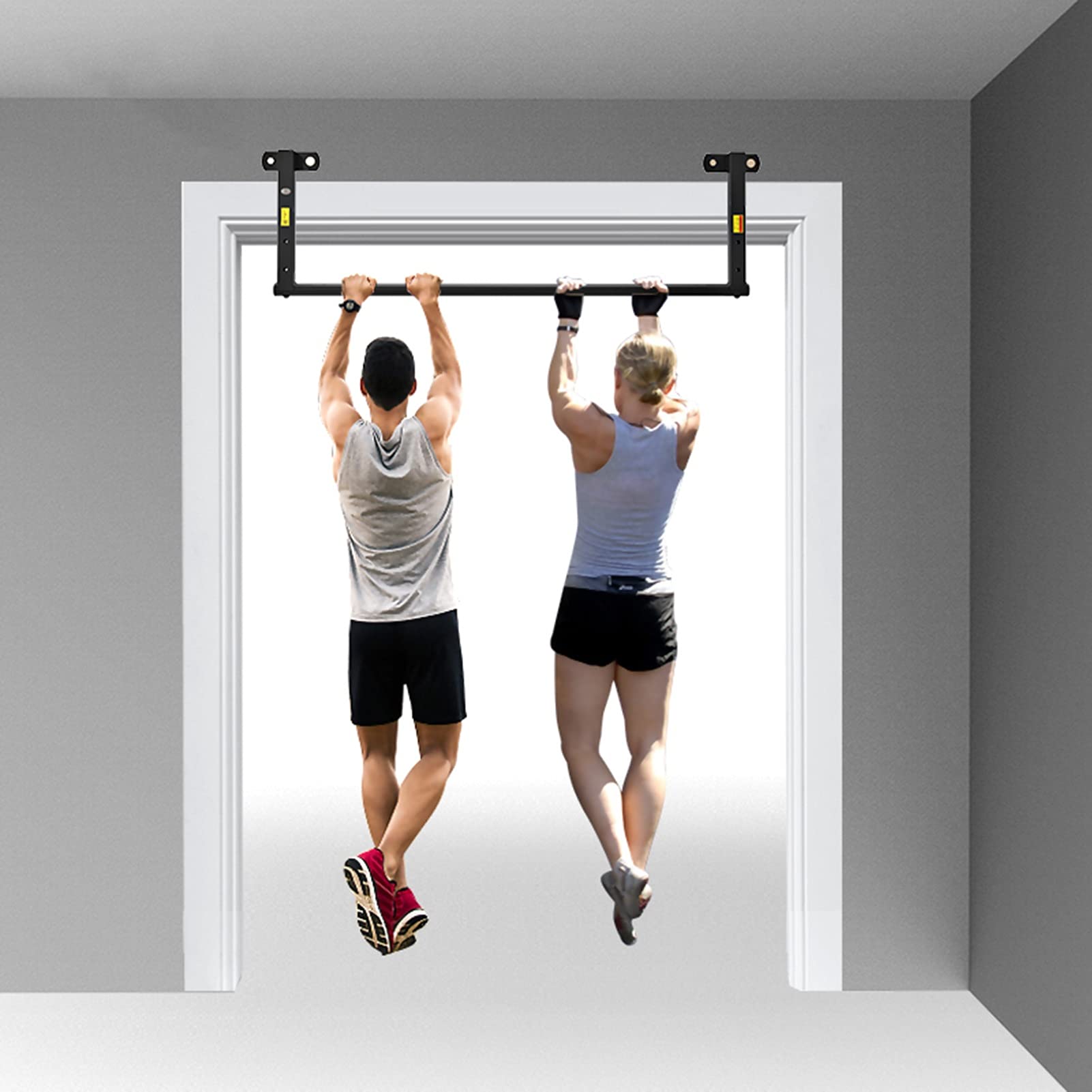 Home Beam Fitness Barra Orizzontale, Barra per Trazioni a Parete, Attrezzatura per Allenamento della Forza Muscolare di Braccia e Torace, Carico Sicuro 300kg(119cm)