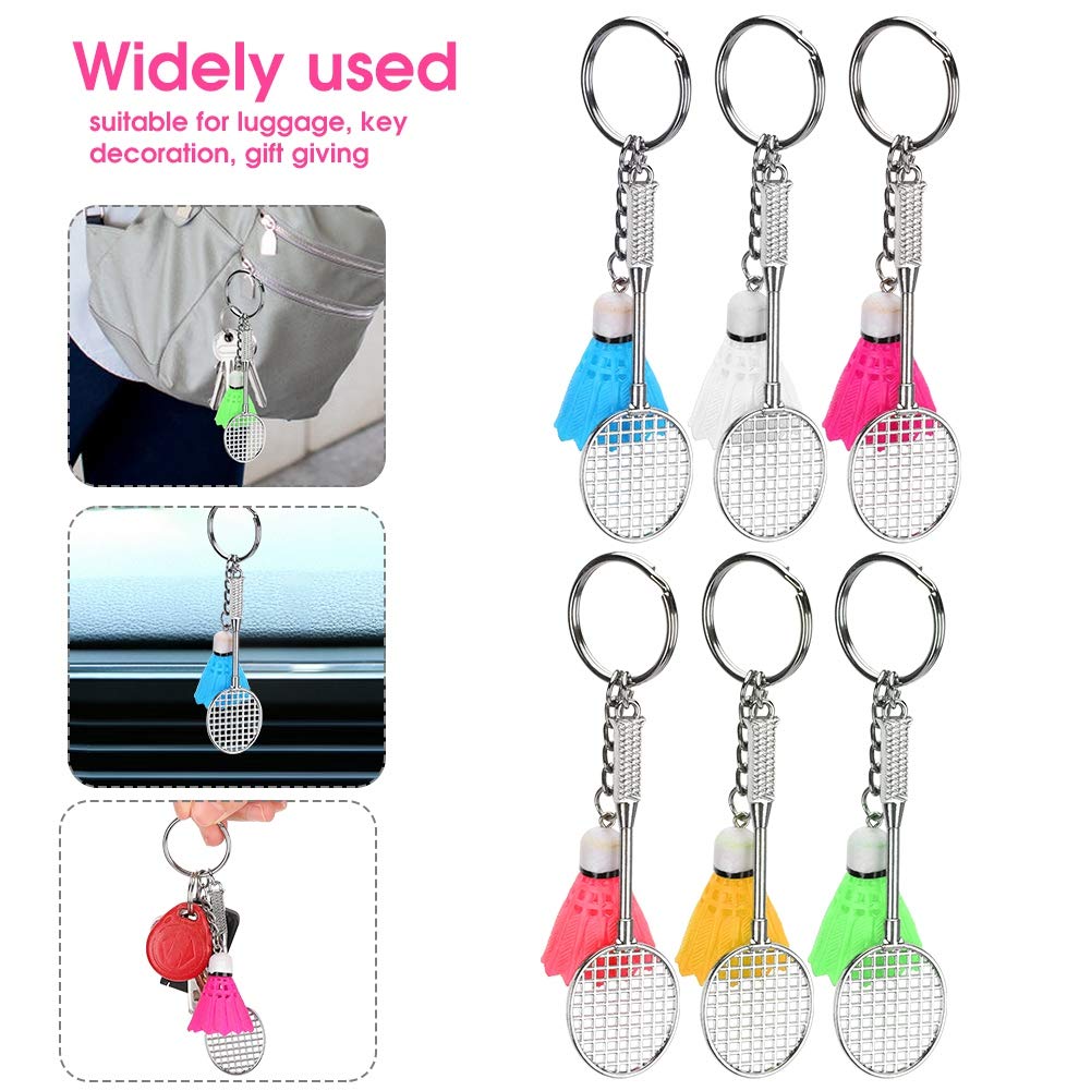 Denash Sturdy Keychains, Portable Plastic Metal Keychain, for Families Friends