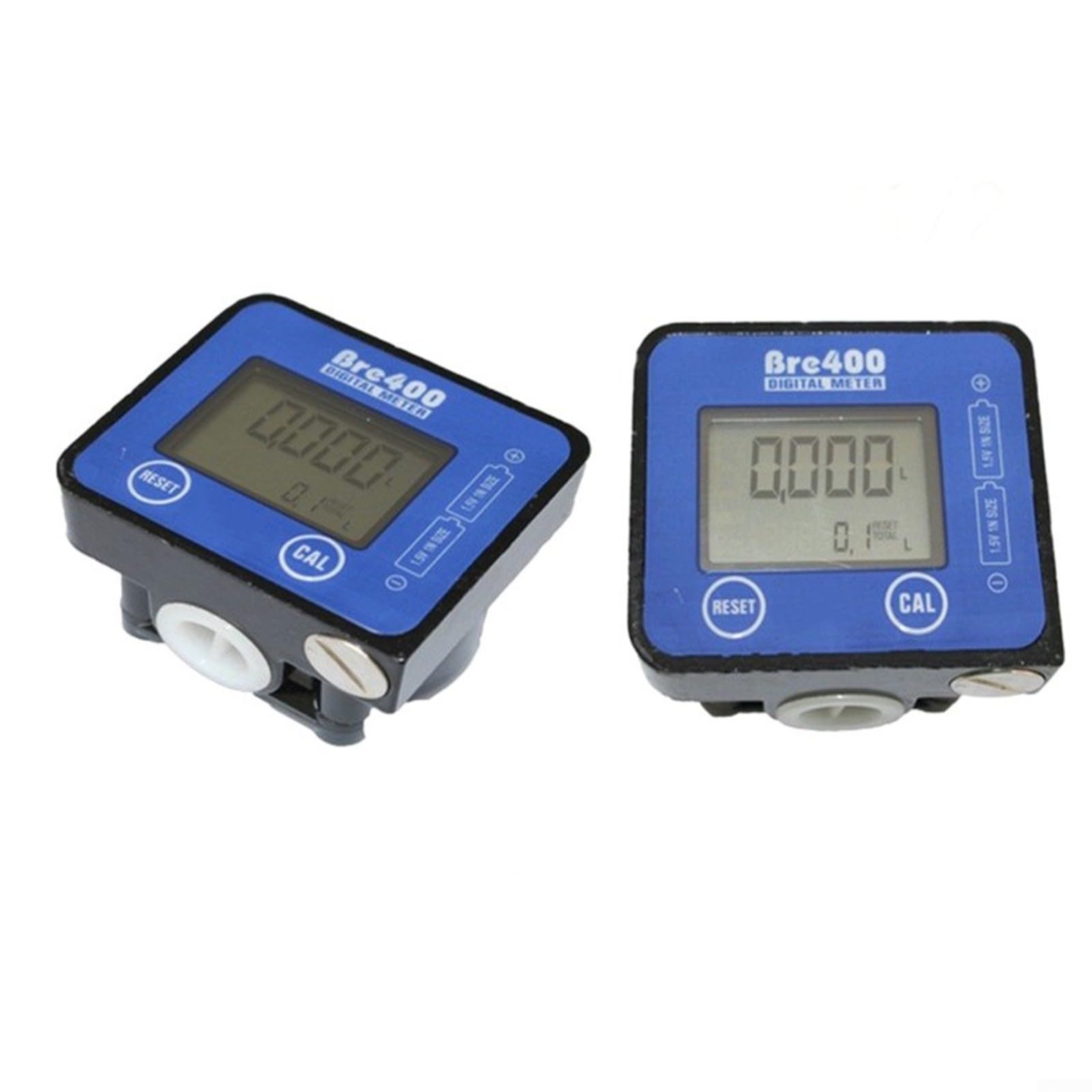 Misuratore di pressione dell'olio con display digitale elettronico, 1/2 pollici, precisione ±05%, 2-30 l/min, 70 bar, per uso industriale e automobilistico (indicatore dell'olio con guscio)