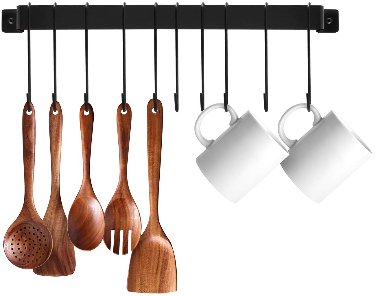 Sorbus Kitchen Rail Bar - Organize Your Pots & Pans -3