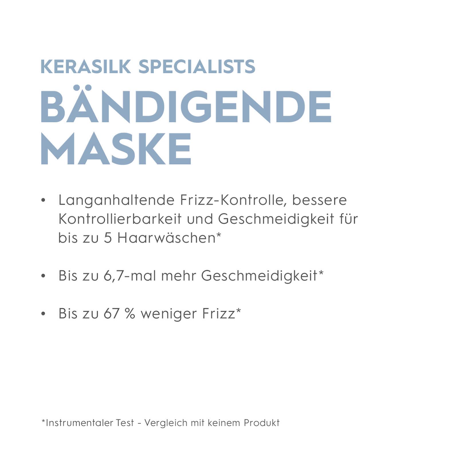 Kerasilk Specialist, Bändigende Haarmaske für widerspenstiges und krauses Haar, 500ml