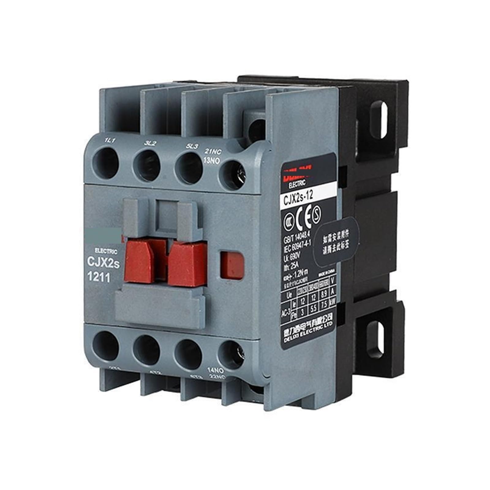 Contacteur CA CJX2s-1211 solution de commutation 36V 50Hz pour armoire