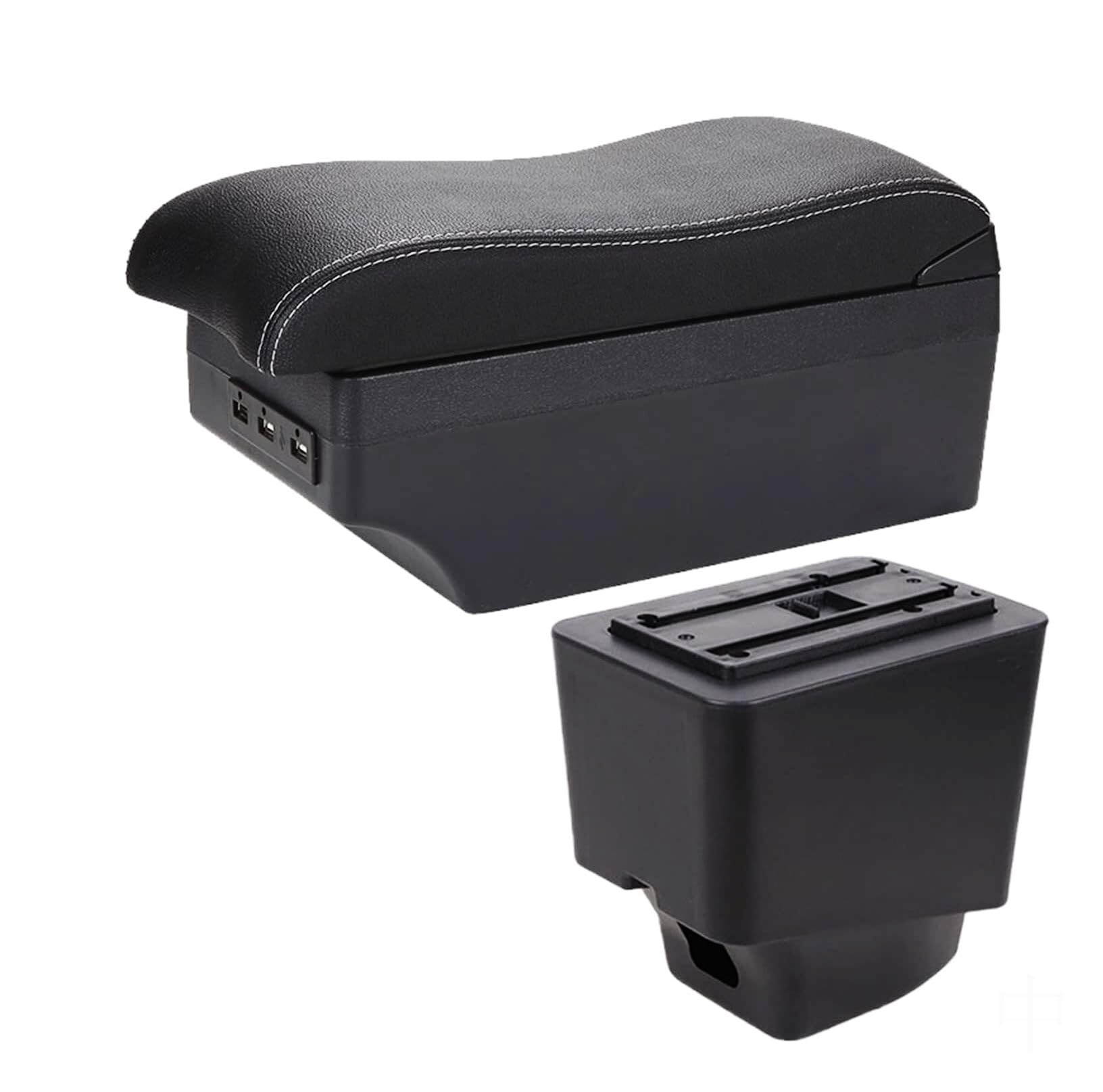 NVCPHGEDEK Car Armrest Storage Box For Captur 2017-2021 Center Console Armrest Storage For Box