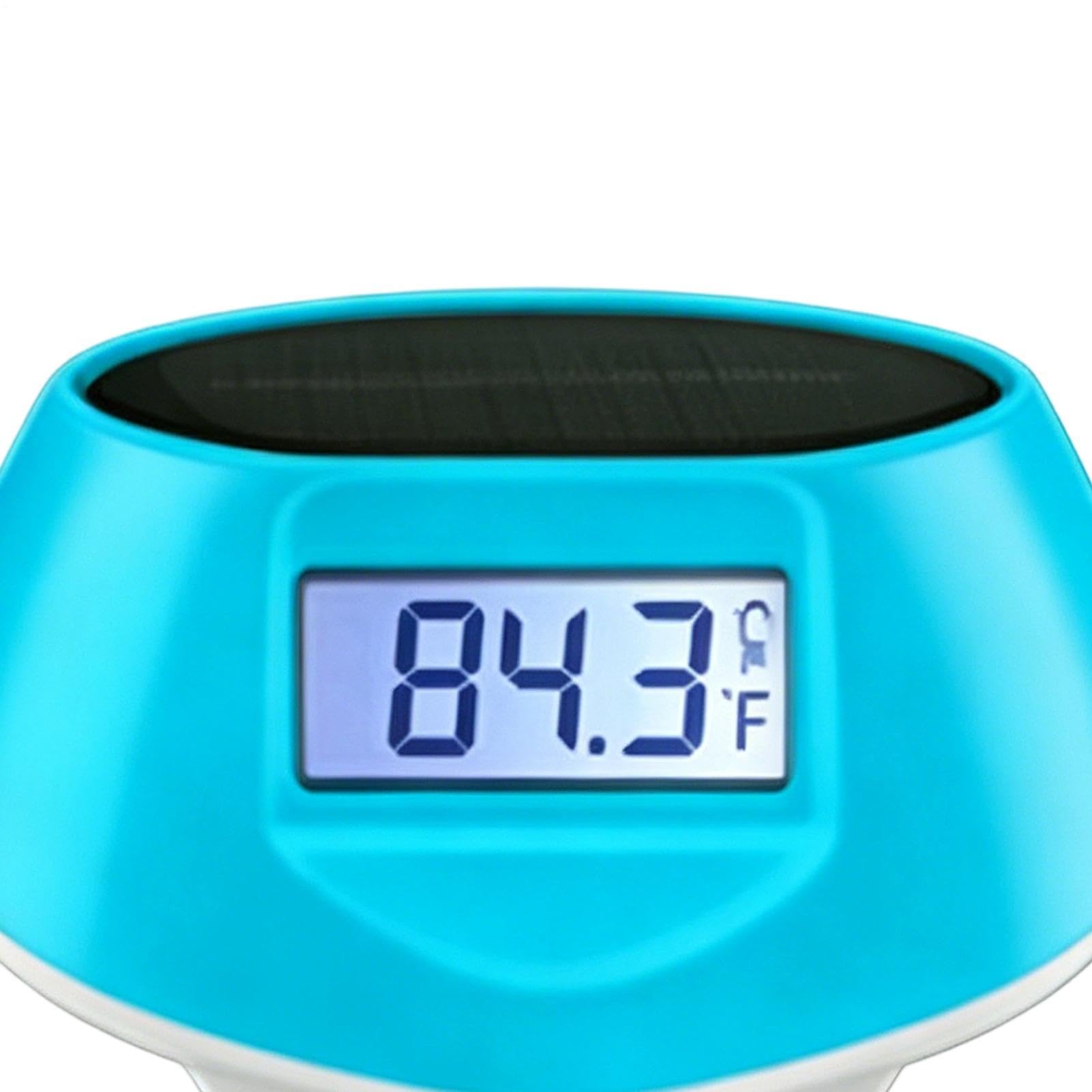Misuratore di Temperatura 'Acqua Tester Impermeabile Solare Wireless | Termometro per Piscina di Facile Lettura Esterni Interni Giardino Patio Spa Idromassaggio Laghetto Vasca da Bagno Campeggio