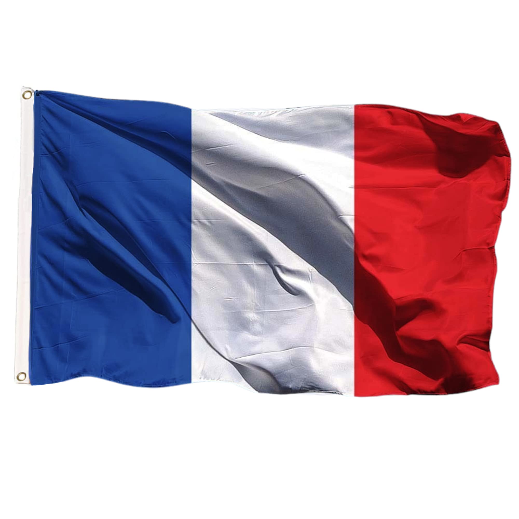 GUSTO Flag France Italy German EU LGBT+ Pride Heavy Duty 90 x 150 cm (France), Brass, 90x150 cm - Image 2