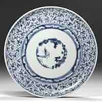 皿　古伊万里　染付　松竹梅　宝尽し　巻物　江戸　唐草 a098a47a843be0d22cd7d4b1659a4f