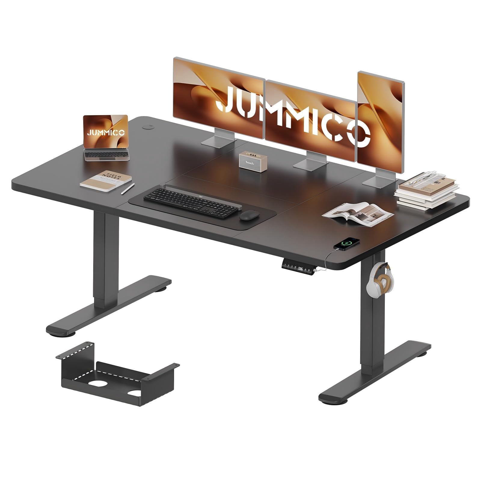 JUMMICO Höhenverstellbarer Schreibtisch elektrisch