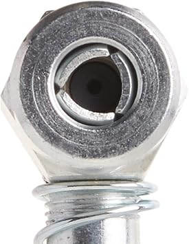 LUMAX LX-1404 Silver 90 Degree Grease Coupler for Hard-to-Reach Grease Fittings on Cars, Trucks, Farm Equipment; Ideal for Lubrication of Front and All-Wheel Drive Vehicles