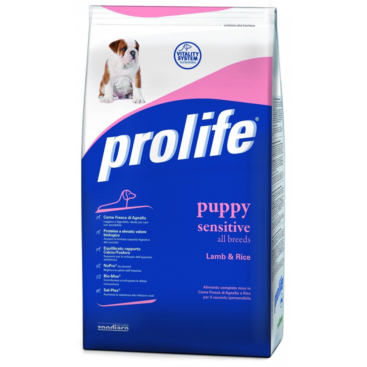 Prolife – Puppy Sensitive All Breeds Lamb and Rice (Lamb and Rice) 12 kilogramm