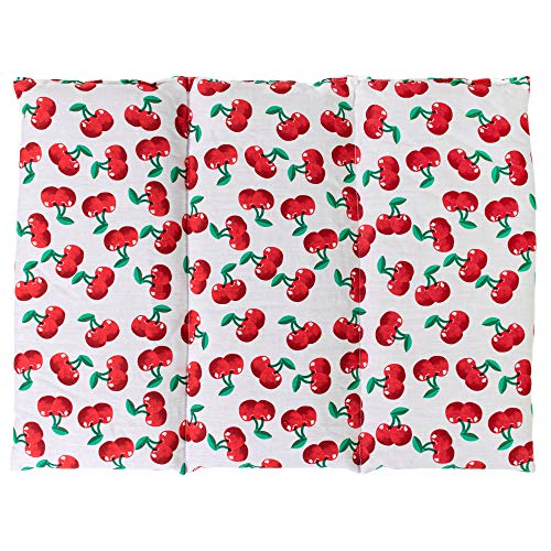 Cherry Stone Cushion Large 40 x 30 cm - 3 Chambers - Cherry White - Heat Cushion - Grain Pillow