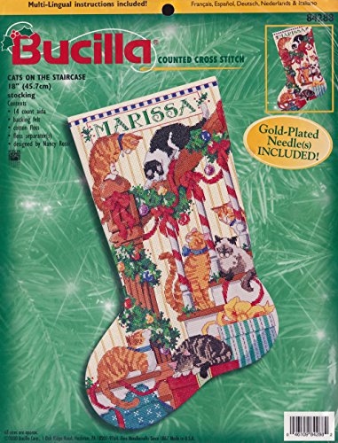 Broderie point de croix animaux Bucilla pour créer un souvenir fait main durable