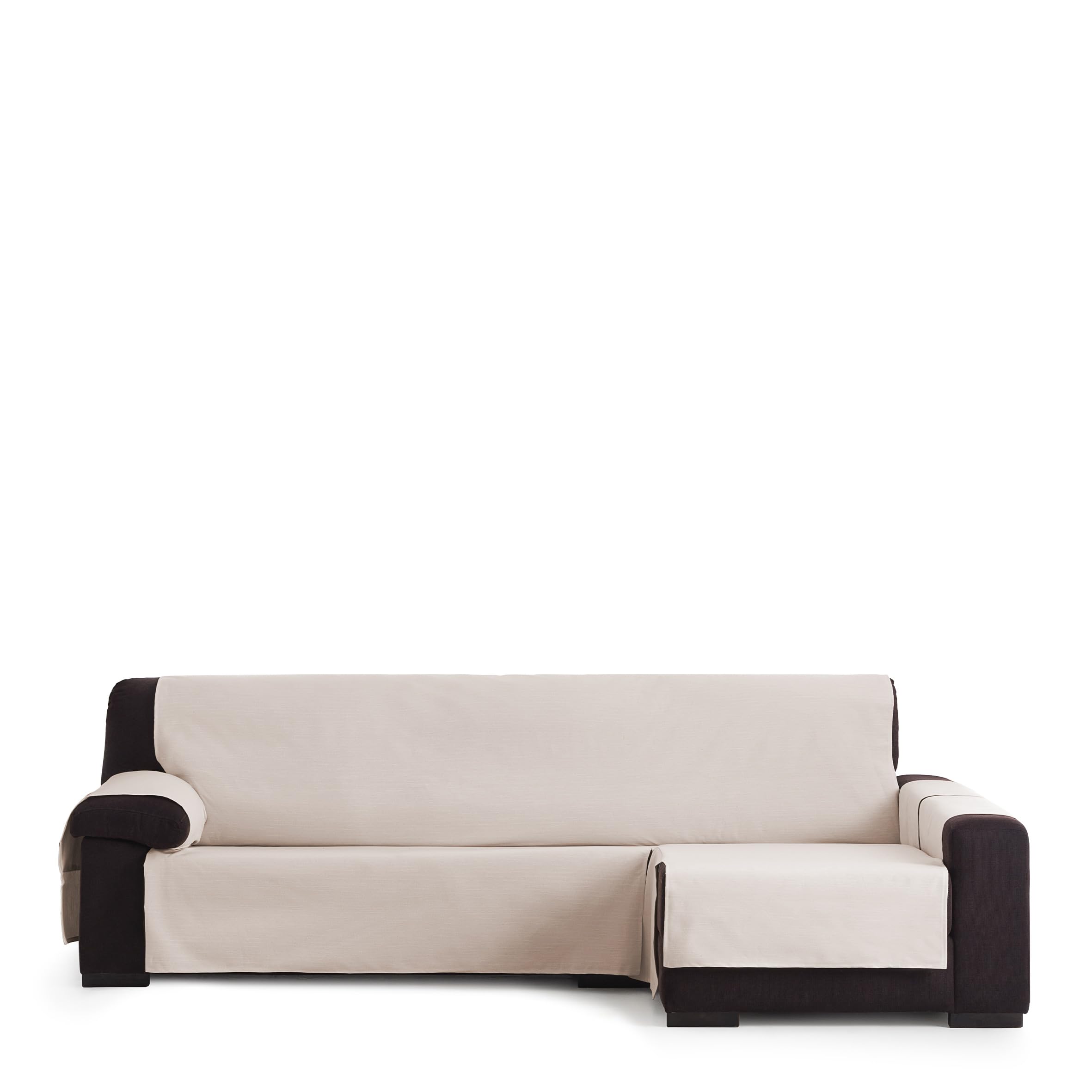 Housse de canapé d'angle droite Garona salon familial serein M3