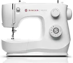 Máquina de Costura Singer M2405 Mecânica 220V | 8 Pontos, Casa de Botão em 4 Passos, Braço Livre, Iluminação LED | Ideal para Iniciantes e Projetos Domésticos