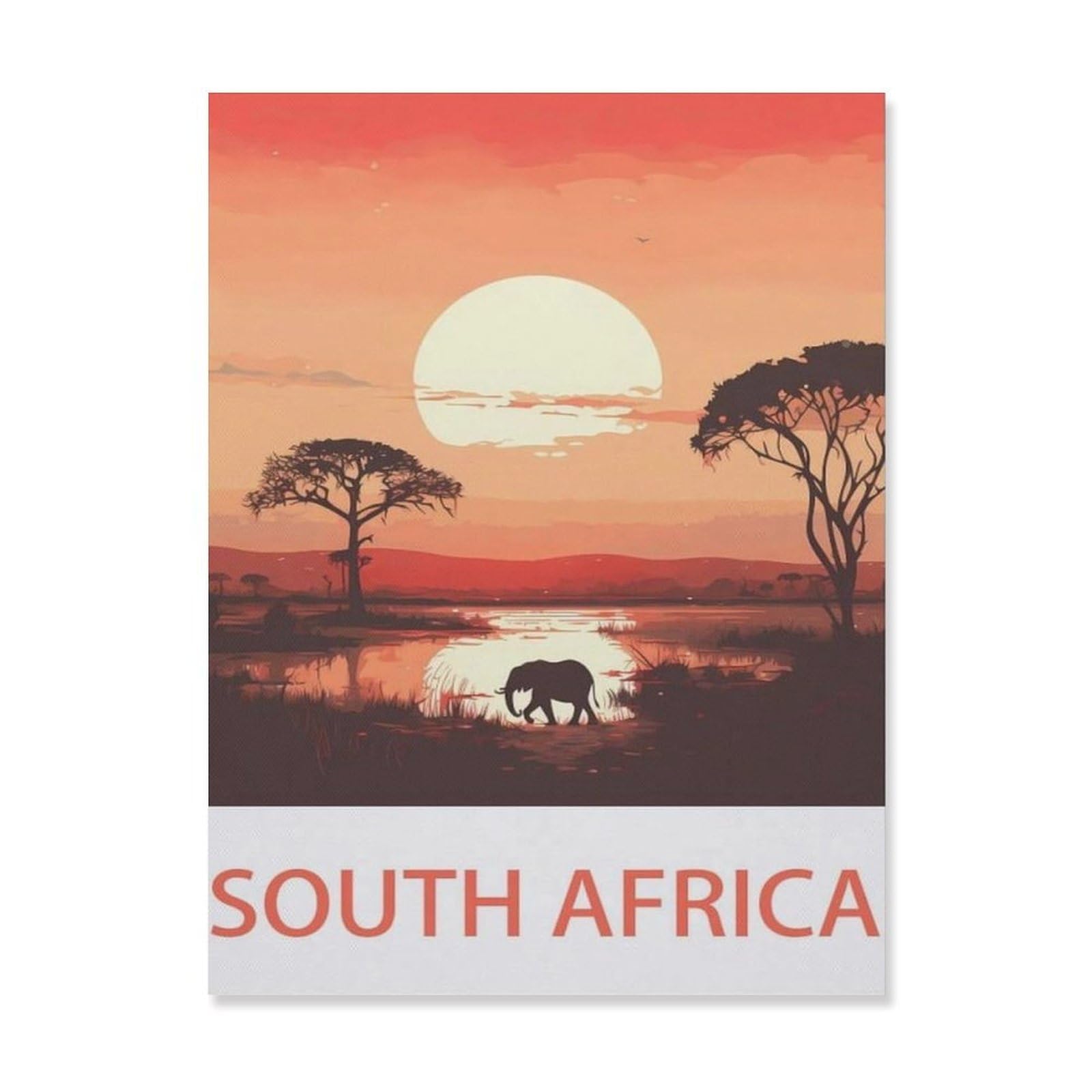 South Africa，Funny Tin Sign Retro Metal Sign for Home Farm Toilet Restroom Washroom Wall Decor Gift(15x30cm）6x12 inch-EG32