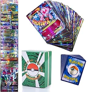 Kaarten 120 stuks TCG-deck-box kaarten incl. 20 GX 20 Mega 80 dagen geen dubbele kaarten trainer kaart kinderspeelgoed cadeau (Engelse versie)