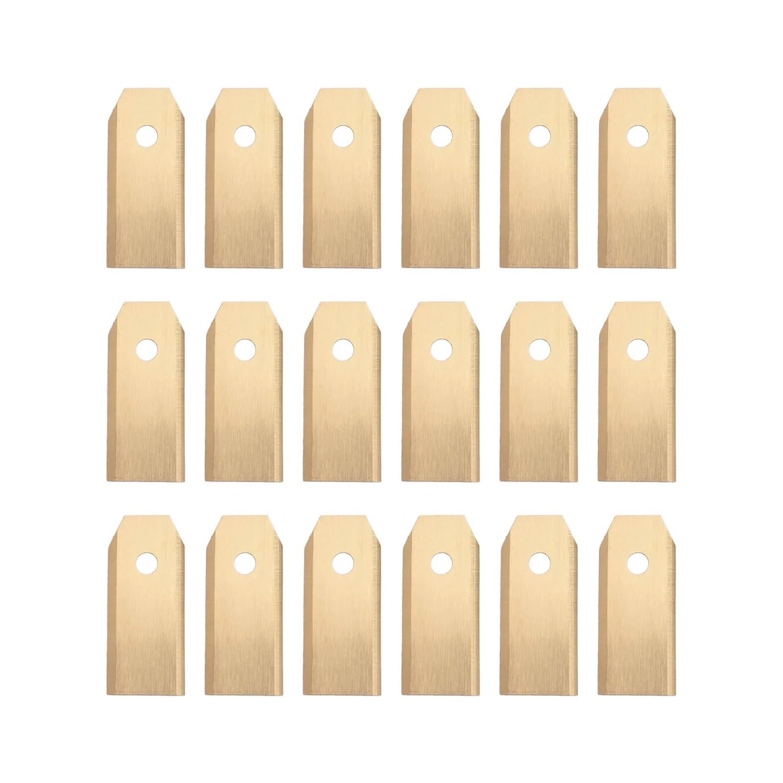 Cuchilla De Cortacésped De Repuesto, Cuchillas De Corte De Césped De Acero Inoxidable, 43mm De Longitud, Cortacésped Robótico, Accesorios De Herramientas Eléctricas De Jardín(30pcs gold)