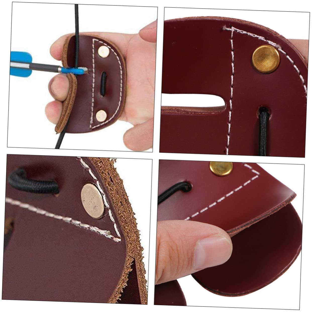 Abaodam 1Pc Durable Finger Guard for Hunting Comfortable Finger Design Lightweight and Tear Resistant Supplies Left and Right Hand Use Essential Accessory