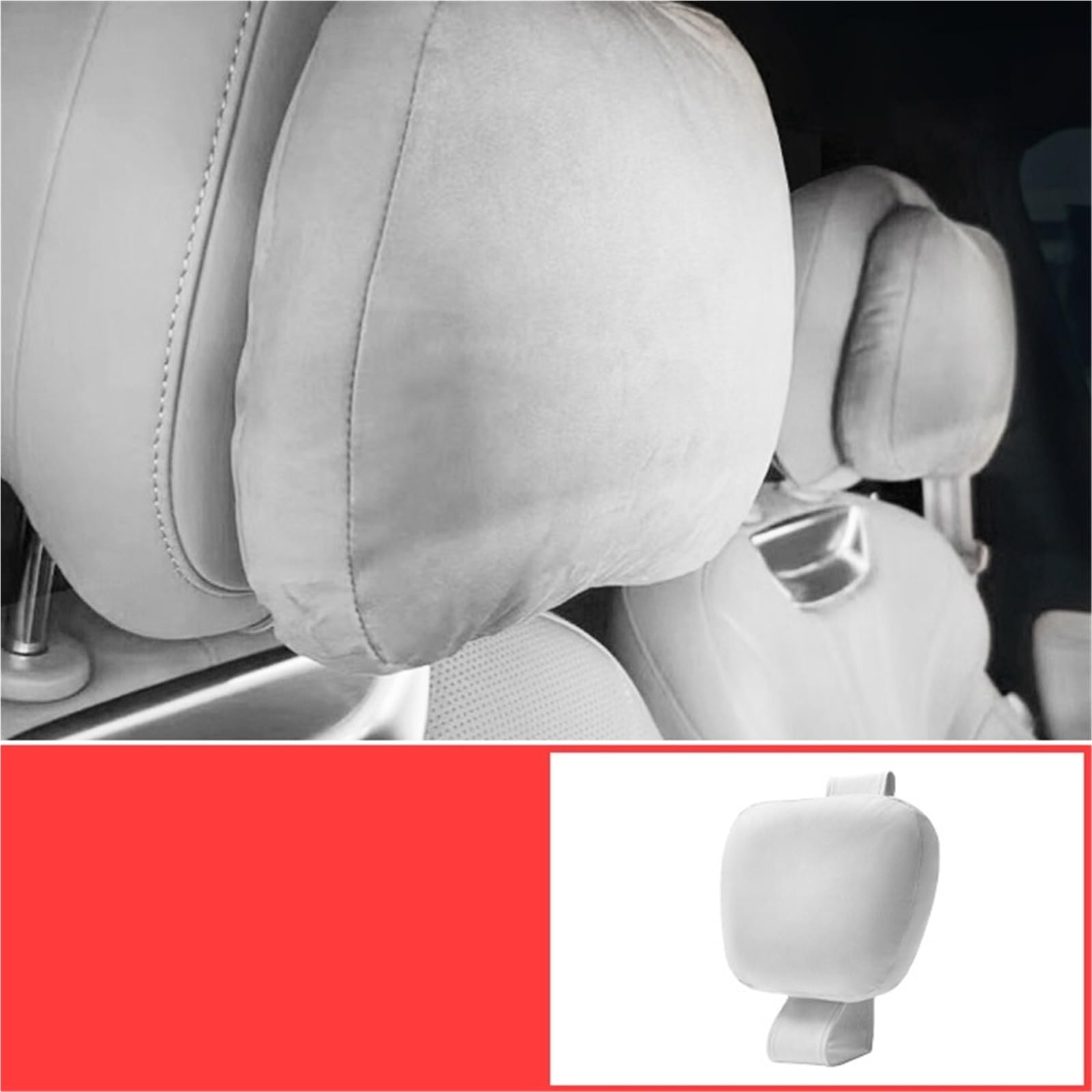 Auto Headrest Coussin de soutien lombaire pour appui-tête de voiture, adapté à Xpeng G9 XiaoPeng 2022-2024(A)